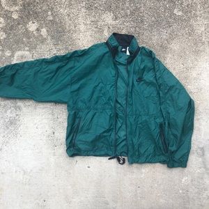 Vintage Nike Windbreaker Forest Green Unisex L